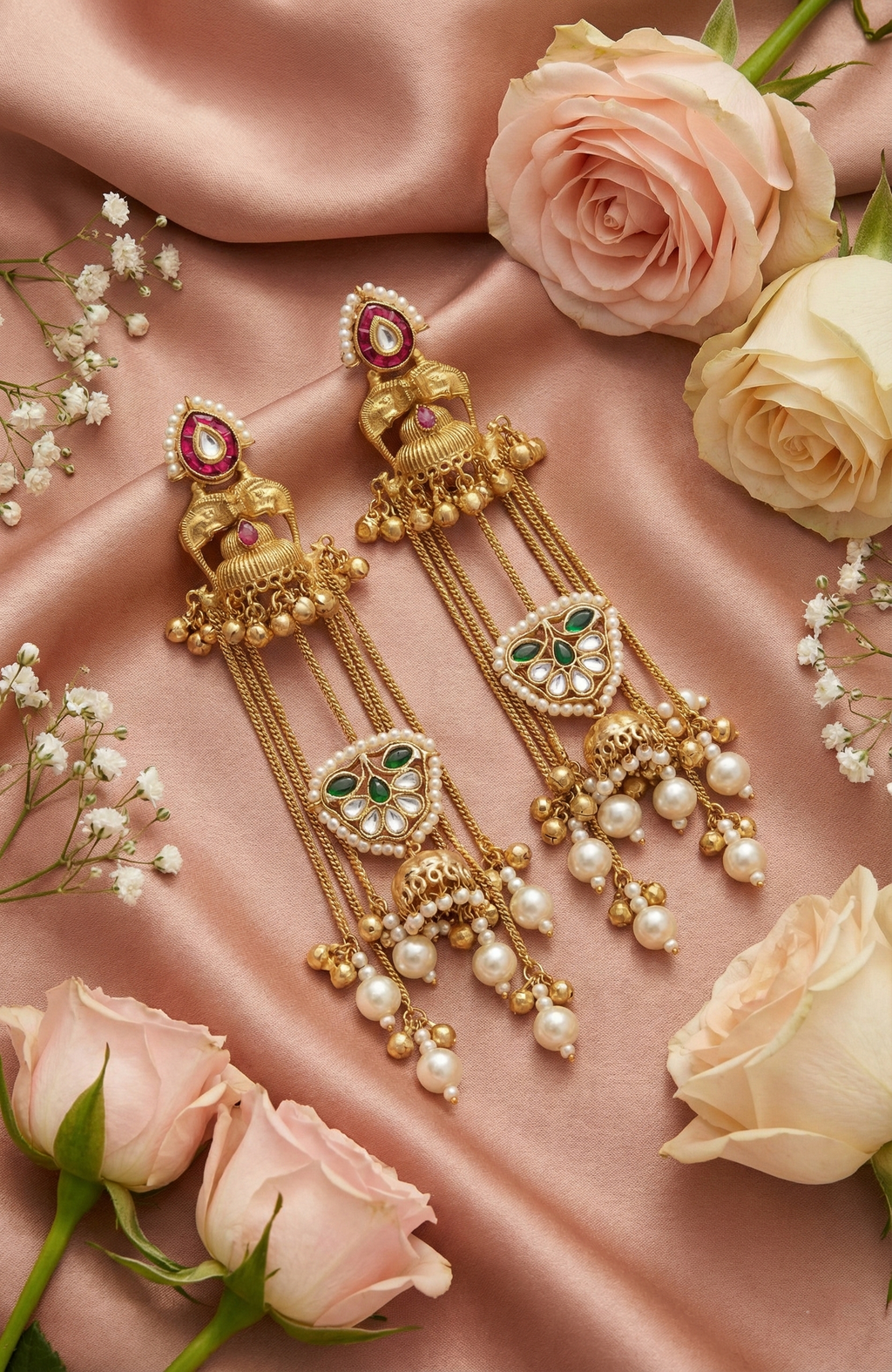 Royal Heritage Temple Jhumka Earrings