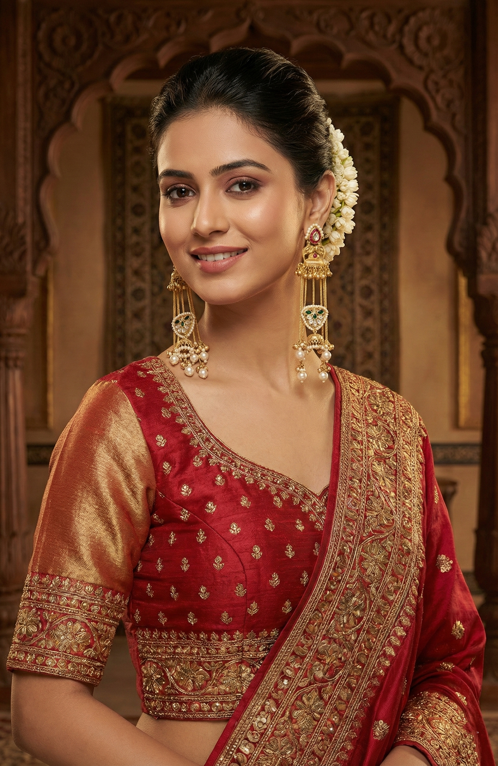 Royal Heritage Temple Jhumka Earrings