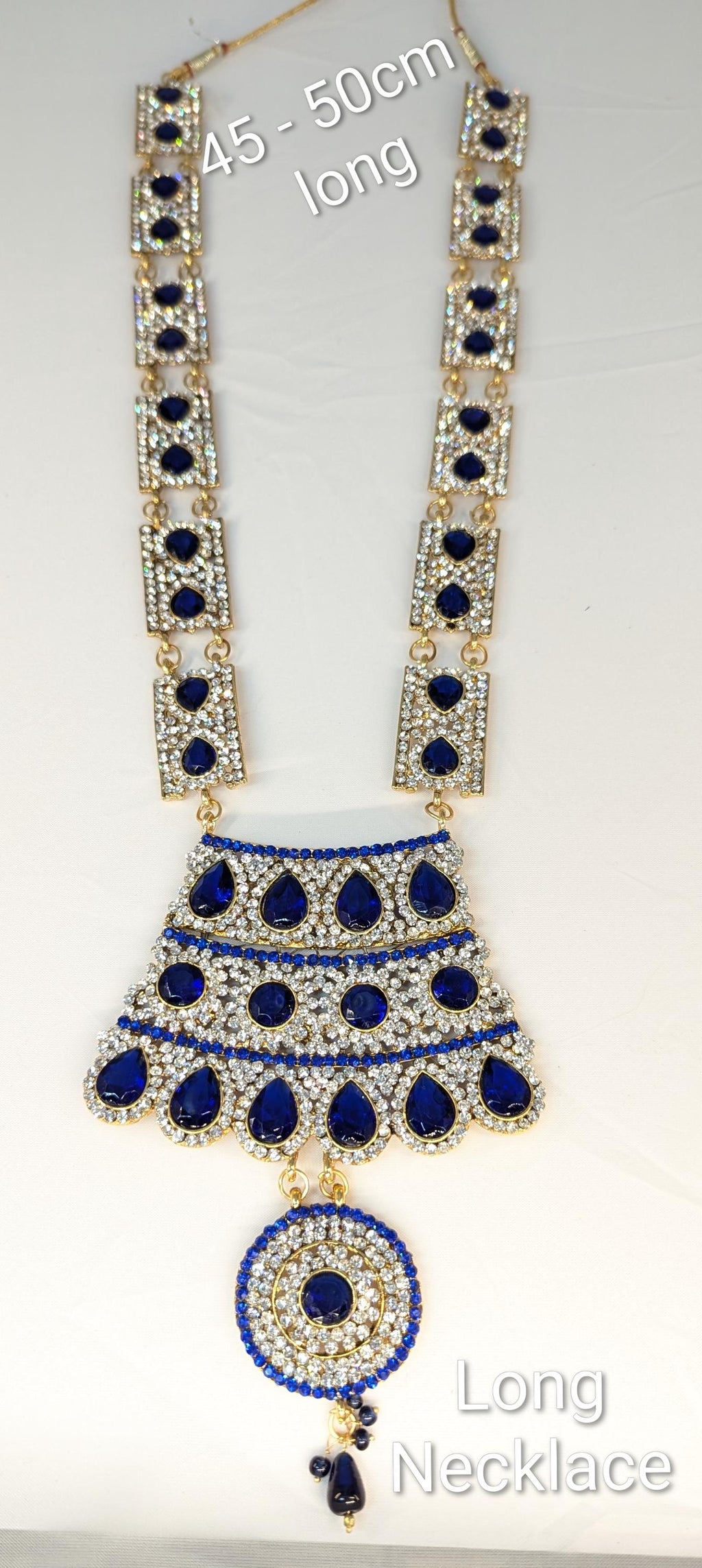 Full Bridal Set - Blue & Silver