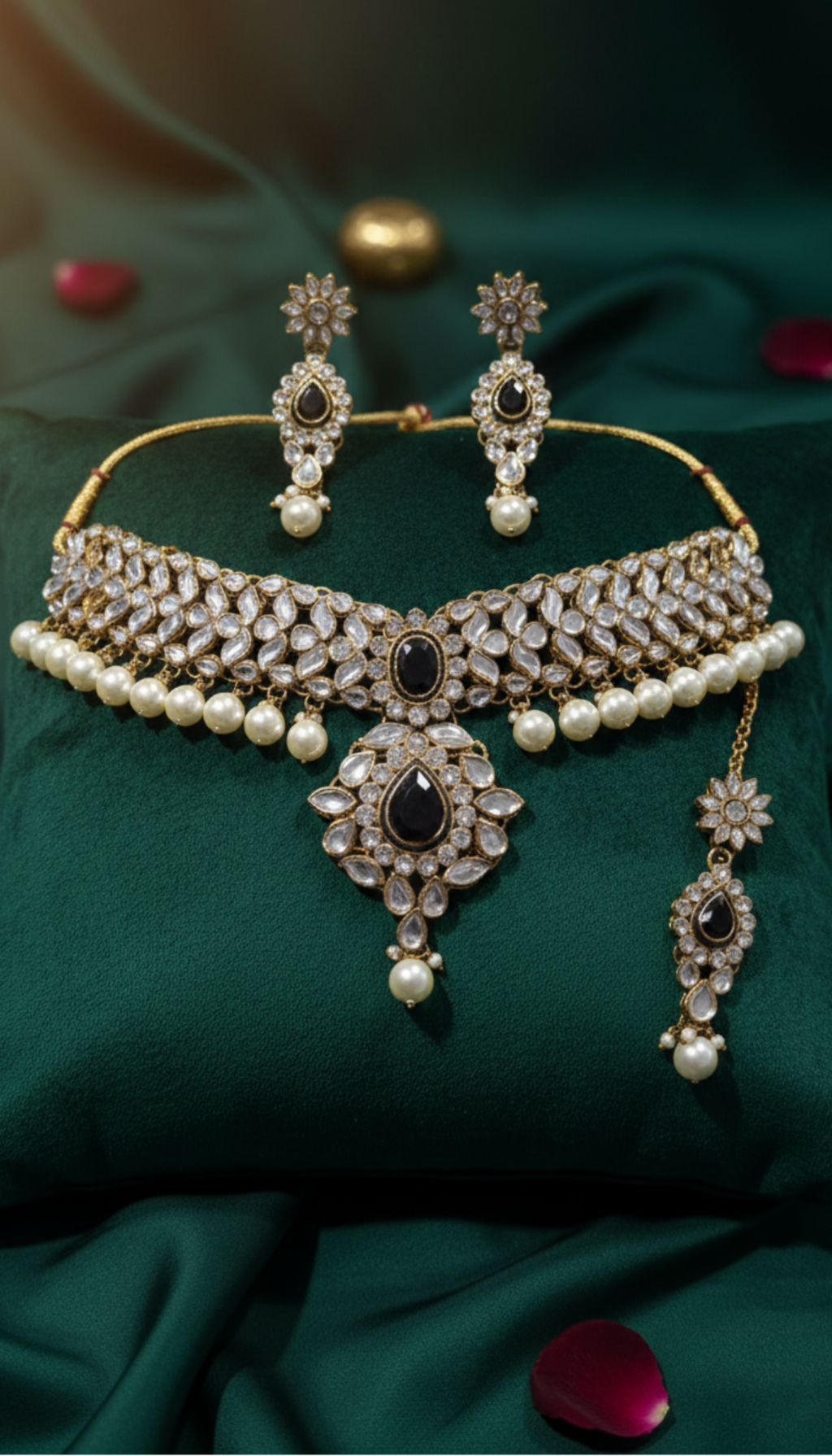 Bollywood Blings Signature Kundan Choker Set