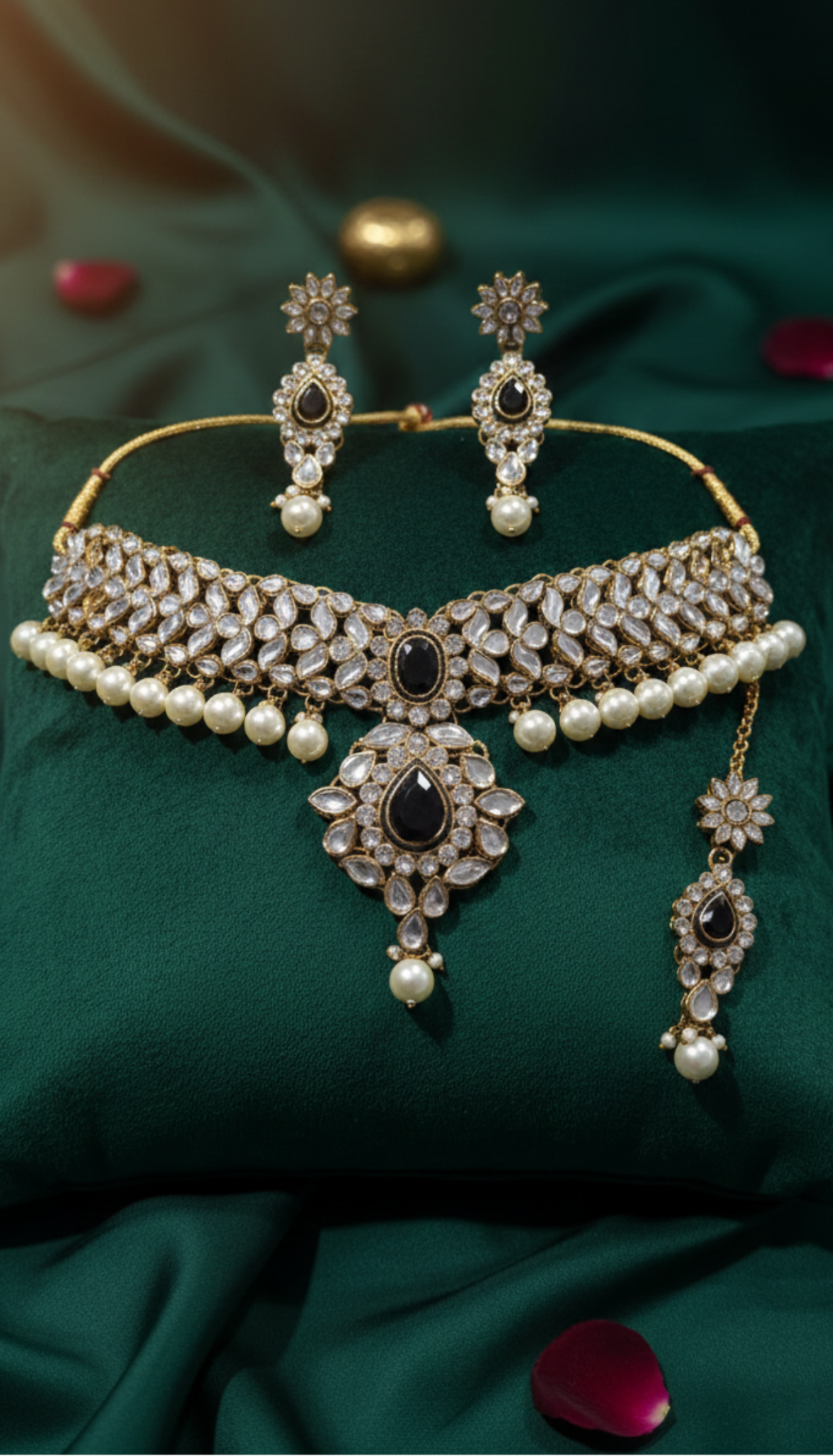 Bollywood Blings Signature Kundan Choker Set