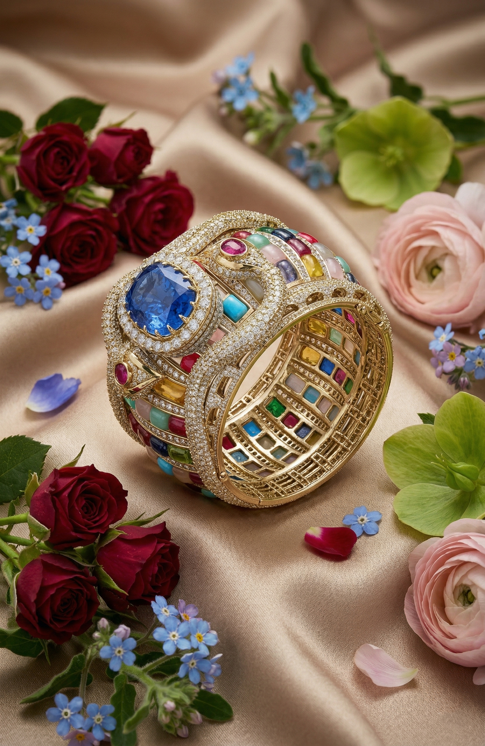 Designer Inspired Bangle/ Kada - Multi