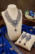 Royal Blue & Gold Necklace Set