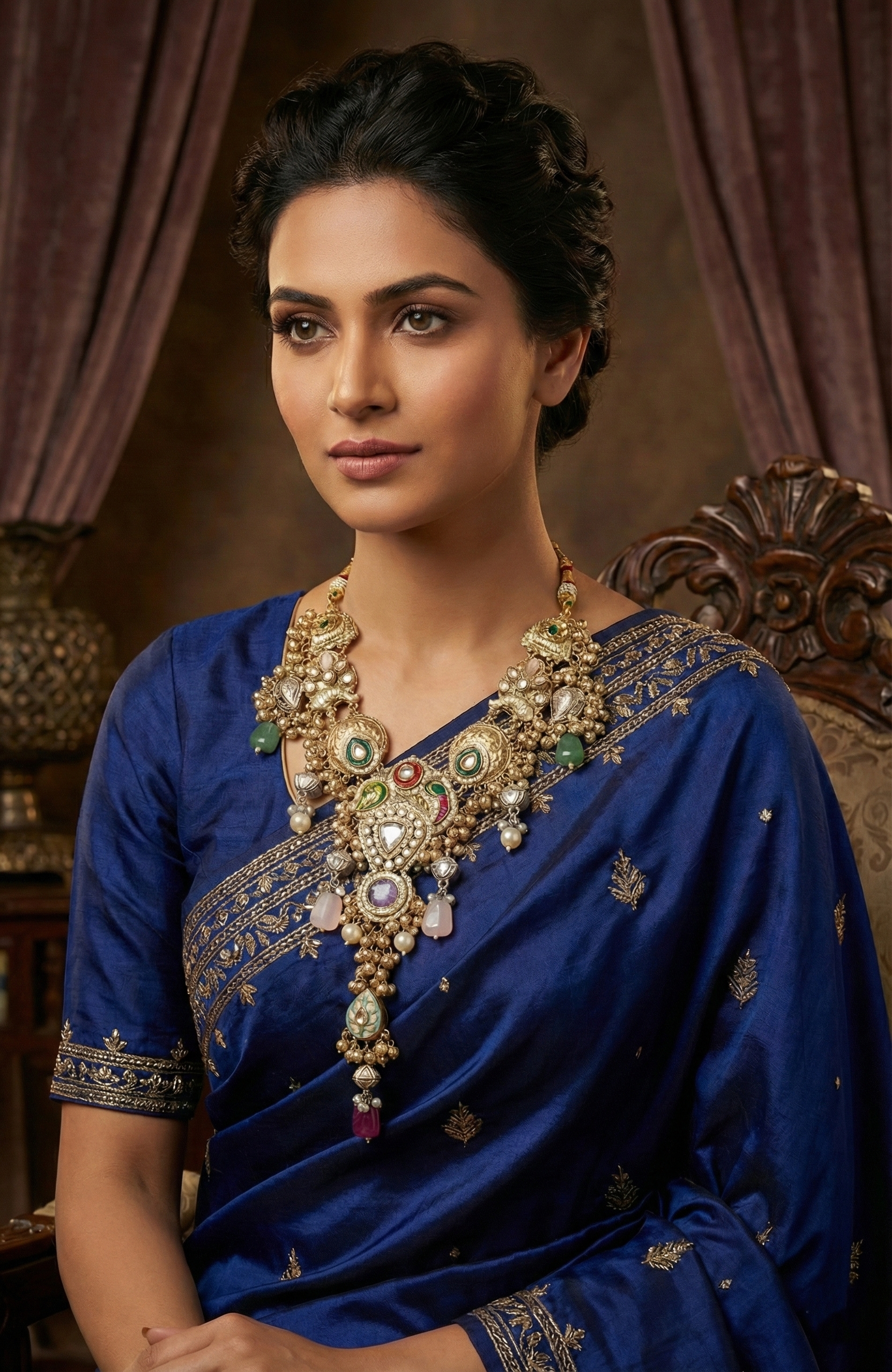 Royal Heritage Statement Necklace