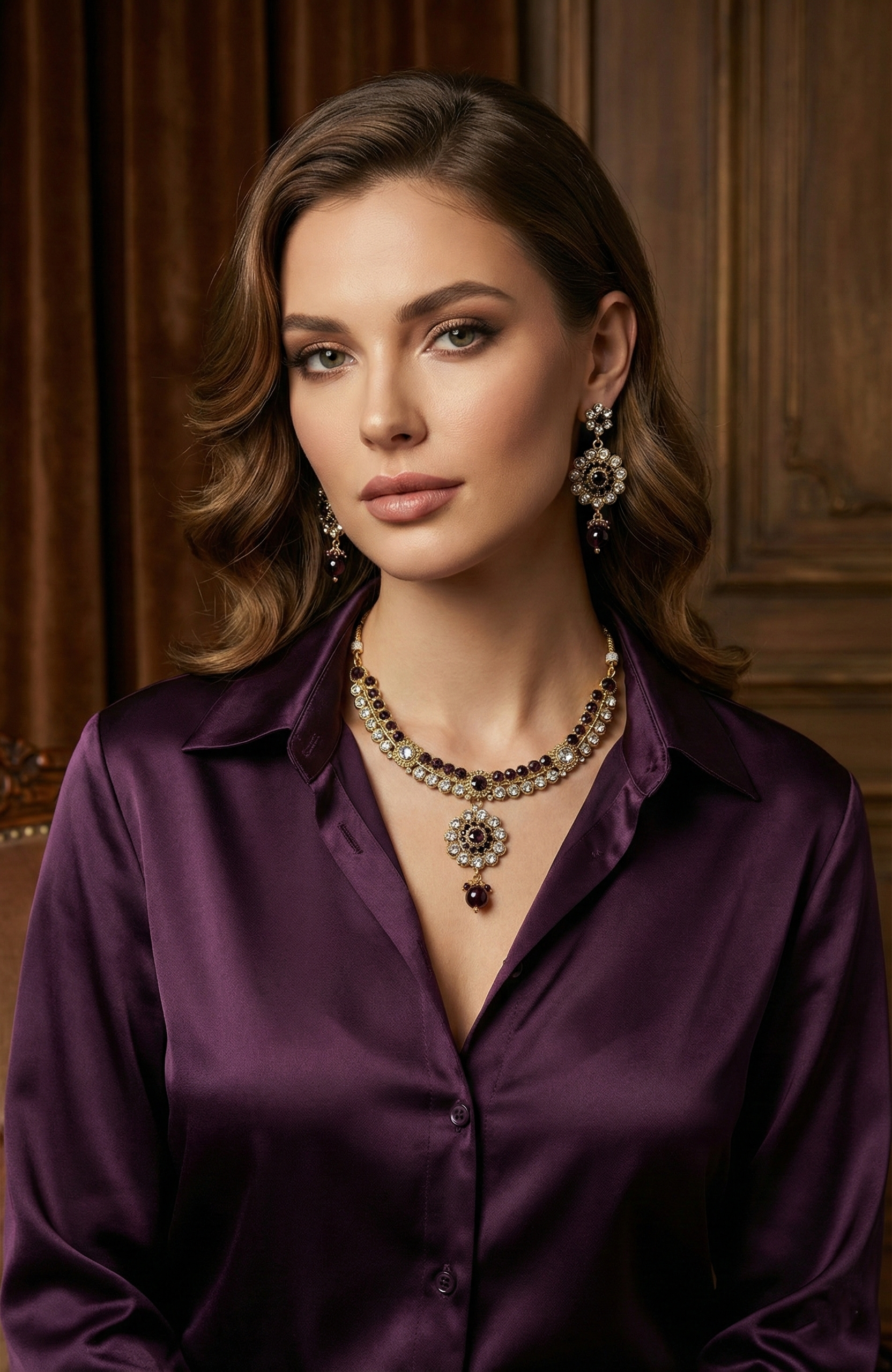 Choker style Necklace Sets