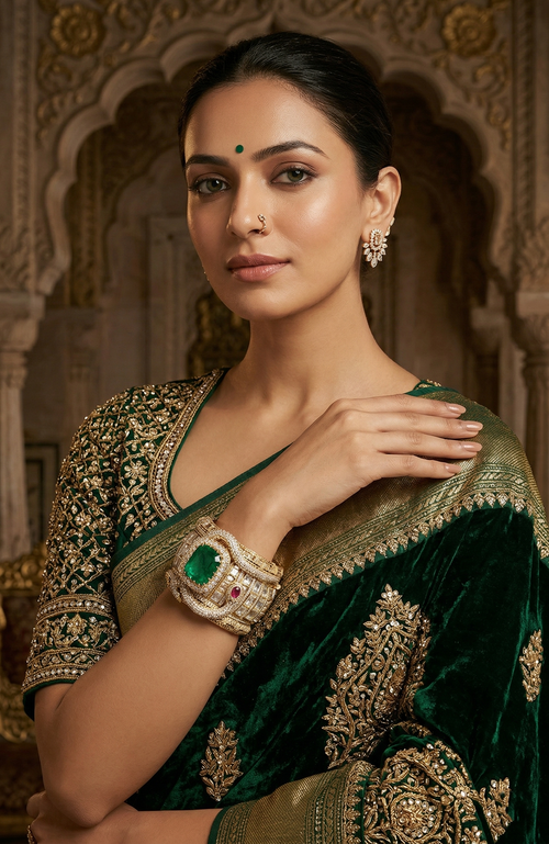 Designer inspired Bangle/ Kada - White