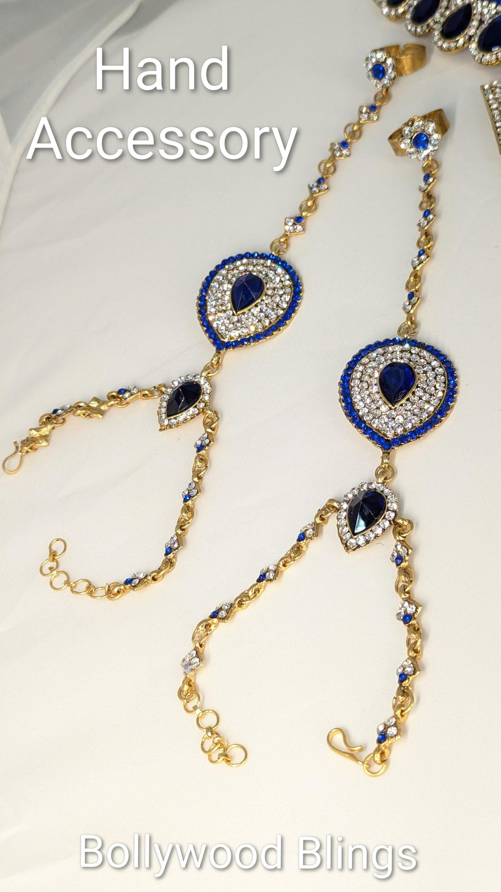 Full Bridal Set - Blue & Silver